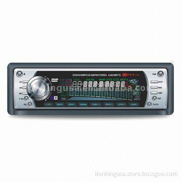 Car DVD Player with Fold-Down and Detachable Panel